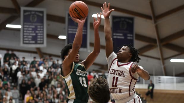 Jesuit Central Catholic 6A Oregon boys basketball quarterfinal 2024 Taylor Balkom 29